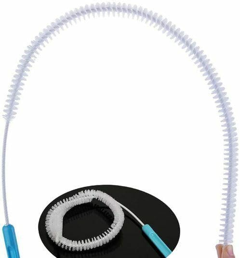 Leona Co 1Pcs Flexible Sink Cleaning Brush, 70Cm Drain Pipe Dredging Cleaing Brush, Reusable Drain Unblocker Brush Dredge Tool Cleaner Stick image number 1