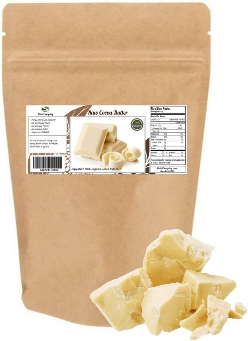 1 Lb Cocoa Butter Pure Raw Unprocessed Incredible Quality and Scent. Use for Lotion Cream Lip Balm Oil Stick or Body Butter. NON-GMO by Saaqin Imported from Peru image number 6