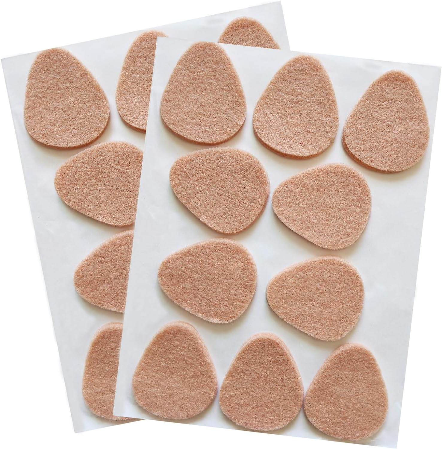 20 Pieces Felt Metatarsal Pads for Men and Women, Forefoot Pads, Forefoot Pads, Bunion Pads, Foot Pads for Metatarsalgia and Morton'S Neuroma image number 2