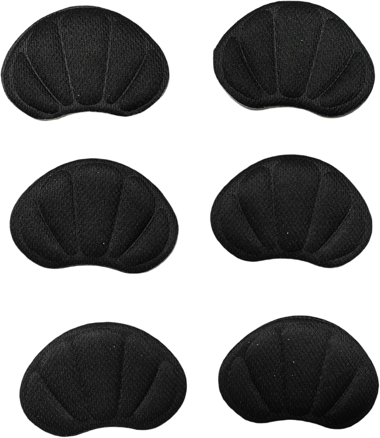 6 Pcs Unisex Heel Protectors for Loose Shoes, Heel Cushion with Self-Adhesive Pads for Sneaker Shoes Too Big (Nude, One Size)