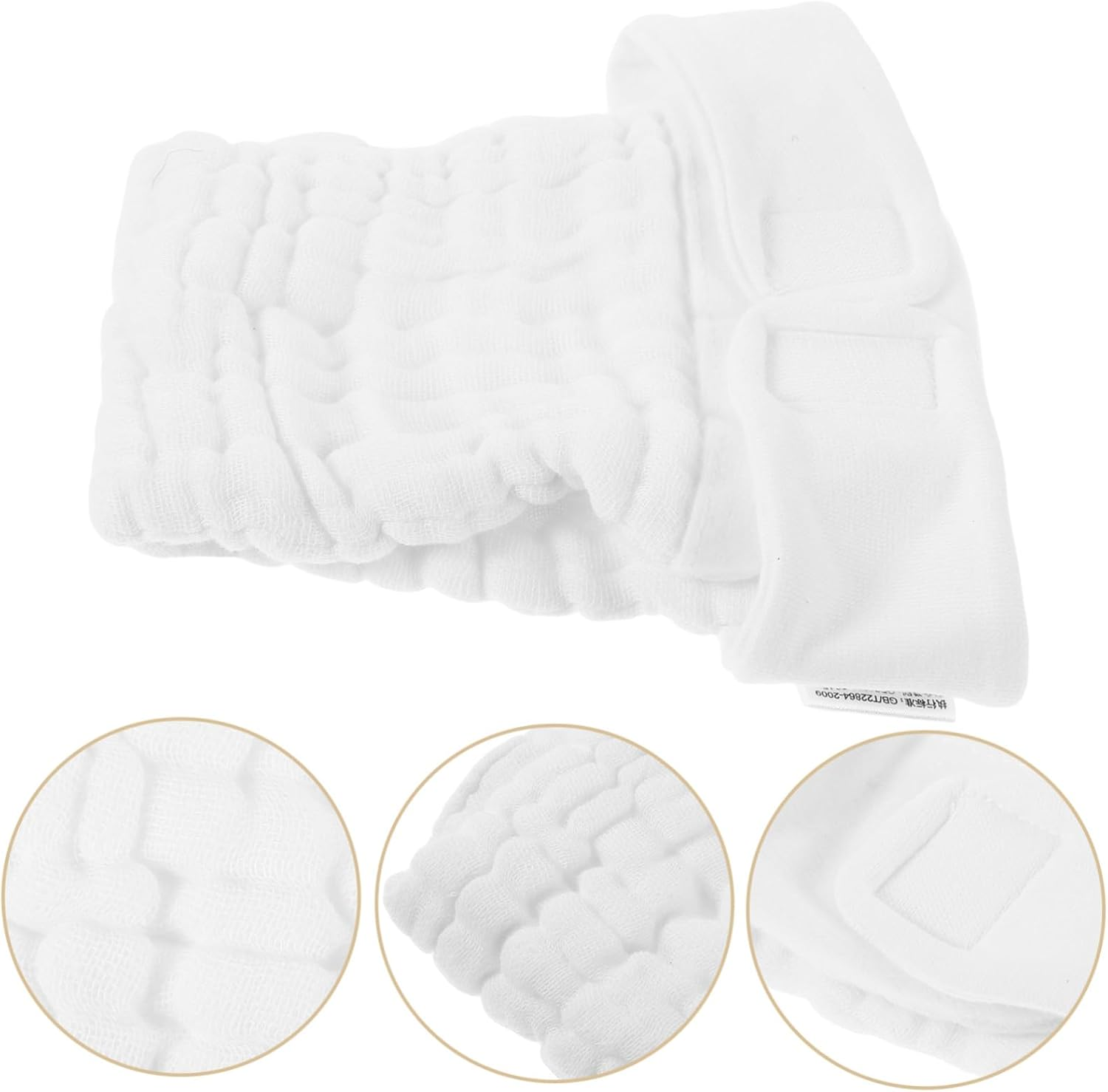 Organic Diapers 3Pcs Newborn Diaper Pants Washable Reusable Suitable for Newborns image number 1