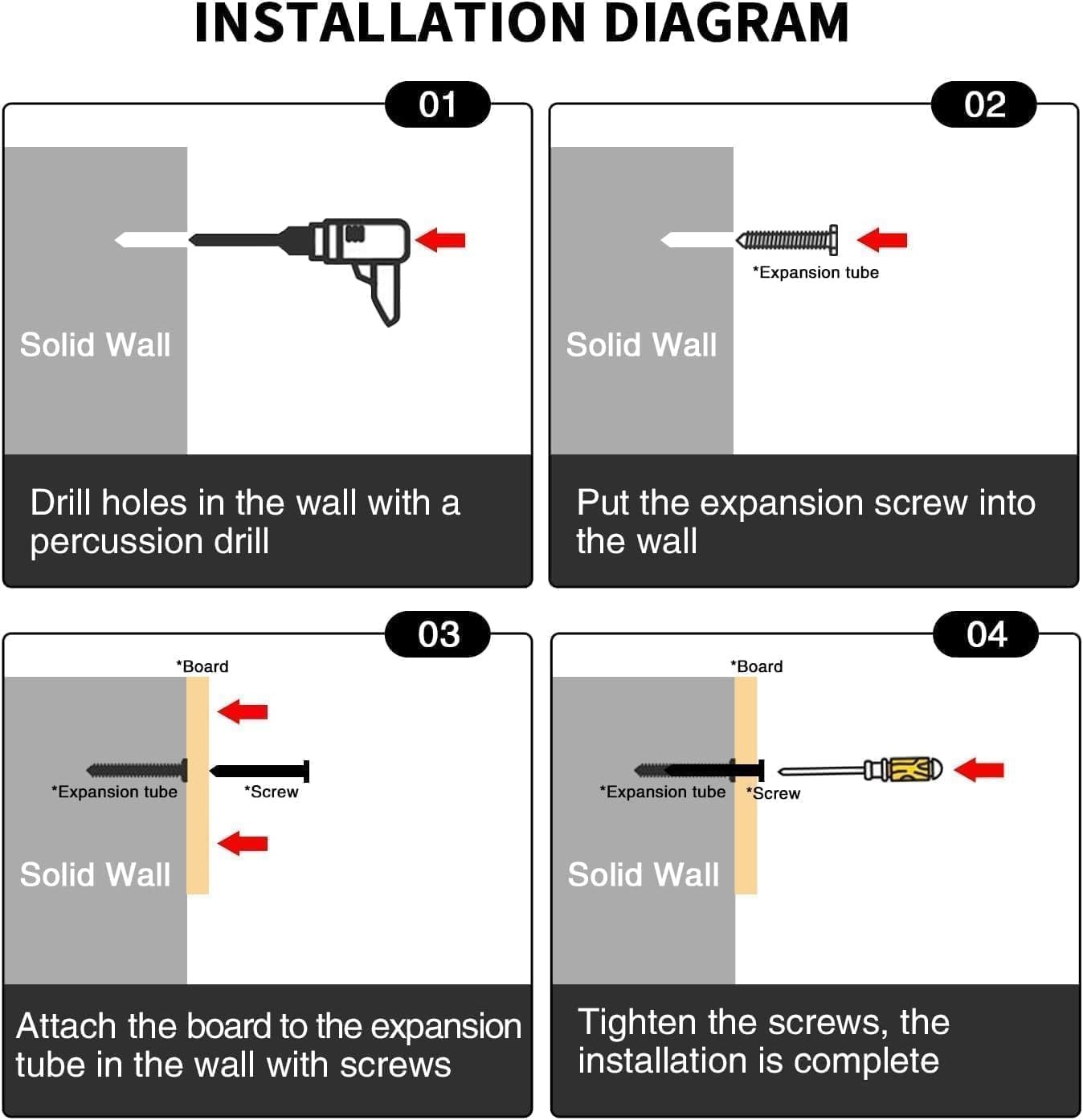 HOOMFIT Cat Wall Shelve, Wooden Climbing Furniture for Cats, Wall Mount with 4 Shelves, 2 Houses, 2 Ladders & 1 Scratching Posts - Wall Mounted (9Pcs) image number 3