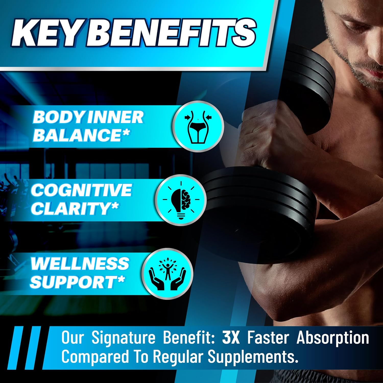 Papnami 6In1 Benfotiamine Supplement - Blended with Vitamin B12, Vitamin B6, Berberine Hcl, Milk Thistle & Black Pepper | 60 Count image number 1