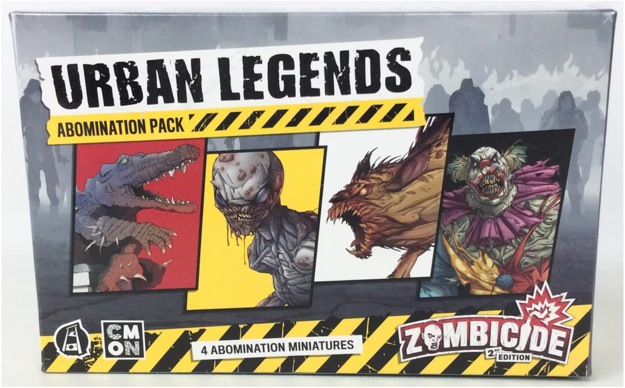 CMON Asmodee North America Asmodee North America Zombicide 2Nd Edition Urban Legends Abominations Board Game Pack