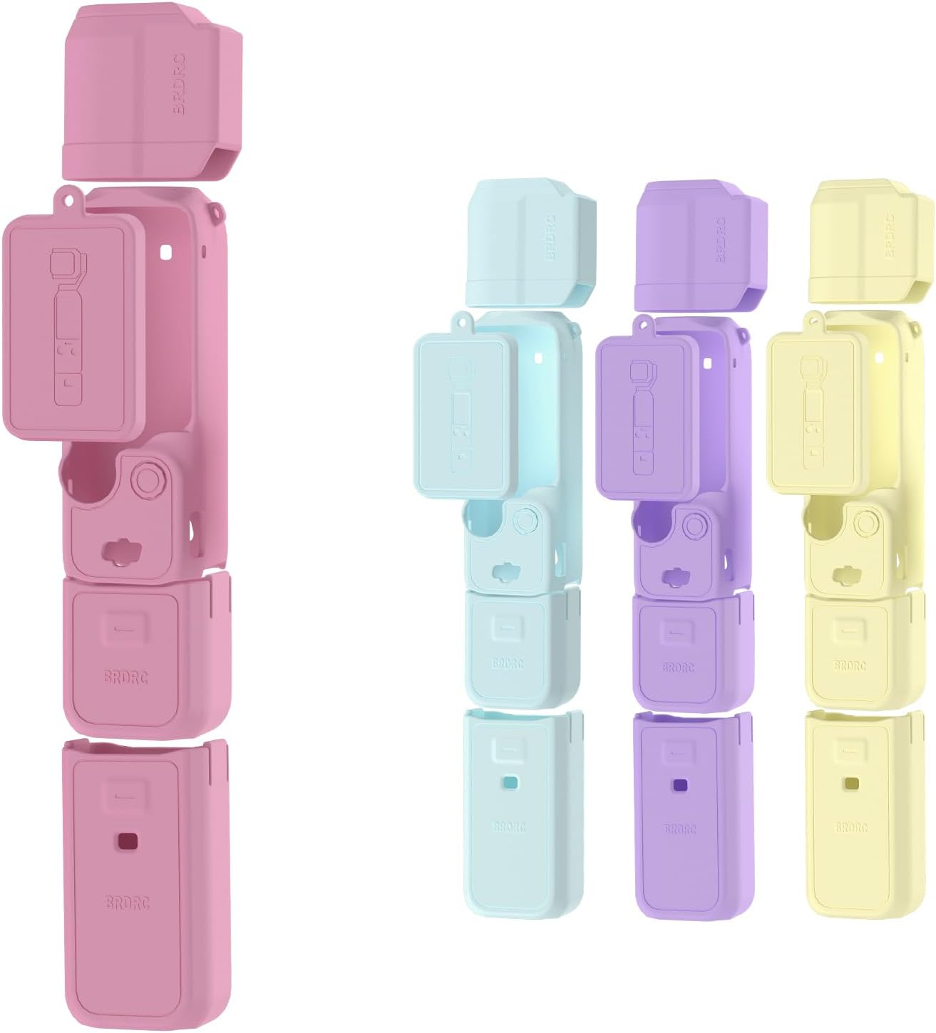 BRDRC Case 3 Silicone Case, Green, S, Pocket 3 Protective Case