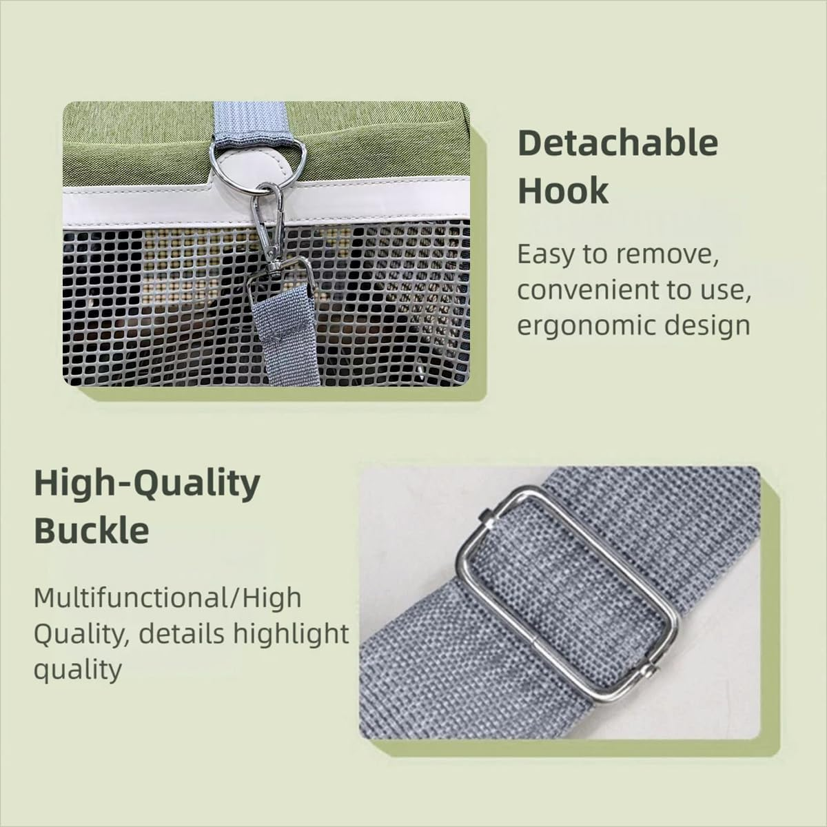 AIMALL Portable Small Pet Carrier Bag with Bubble Window Breathable Mesh Travel Backpack for Hamster Sugar Glider Small Animals