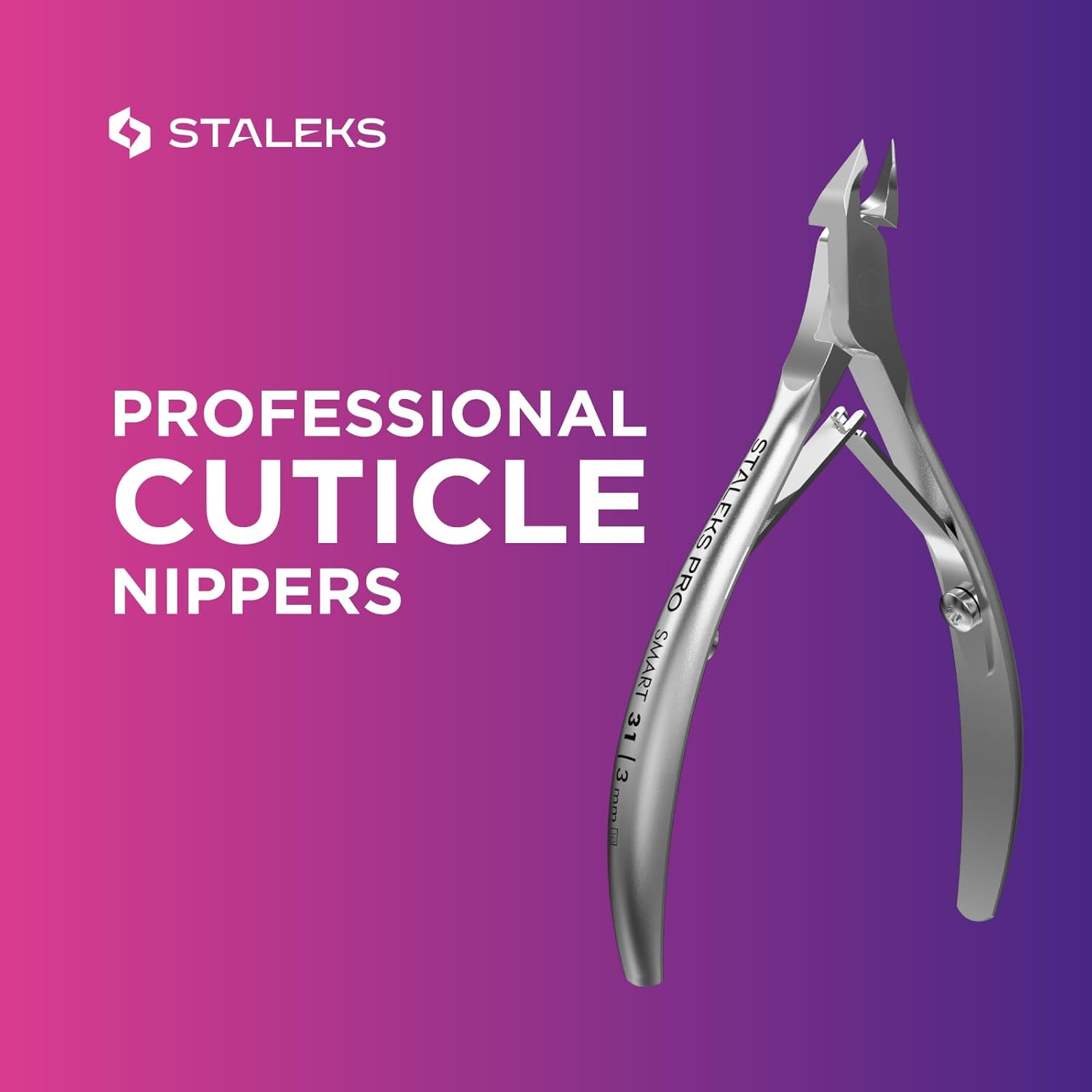 Staleks Cuticle Nippers 3Mm 4Mm 5Mm 7Mm Smart 31 Staleks Manicure Pedicure Tools (3Mm) image number 2