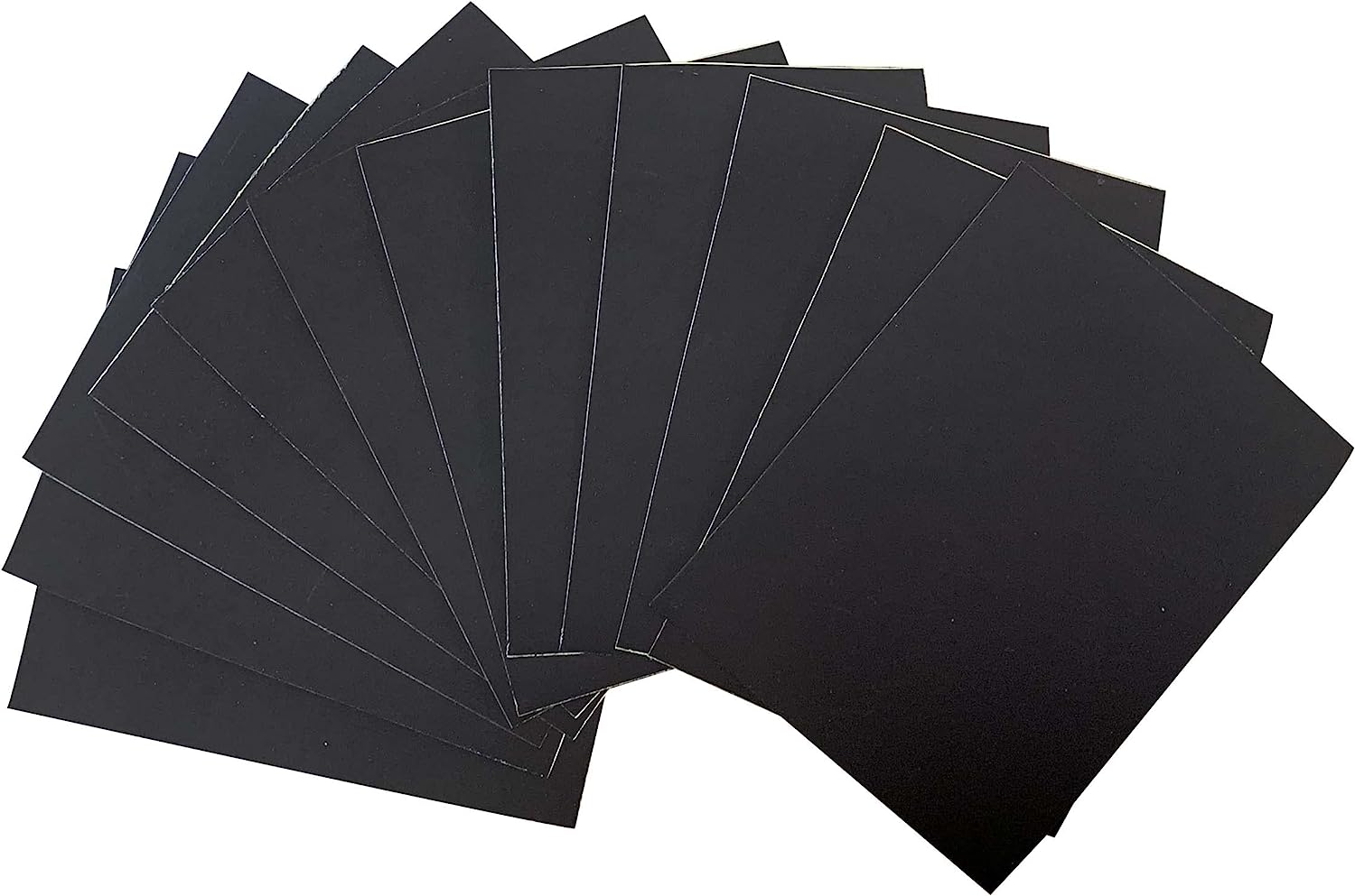 Match Striker Sticker Paper with Adhesive Black for Matchstick Box, 3.9"*2.9", 12PCS