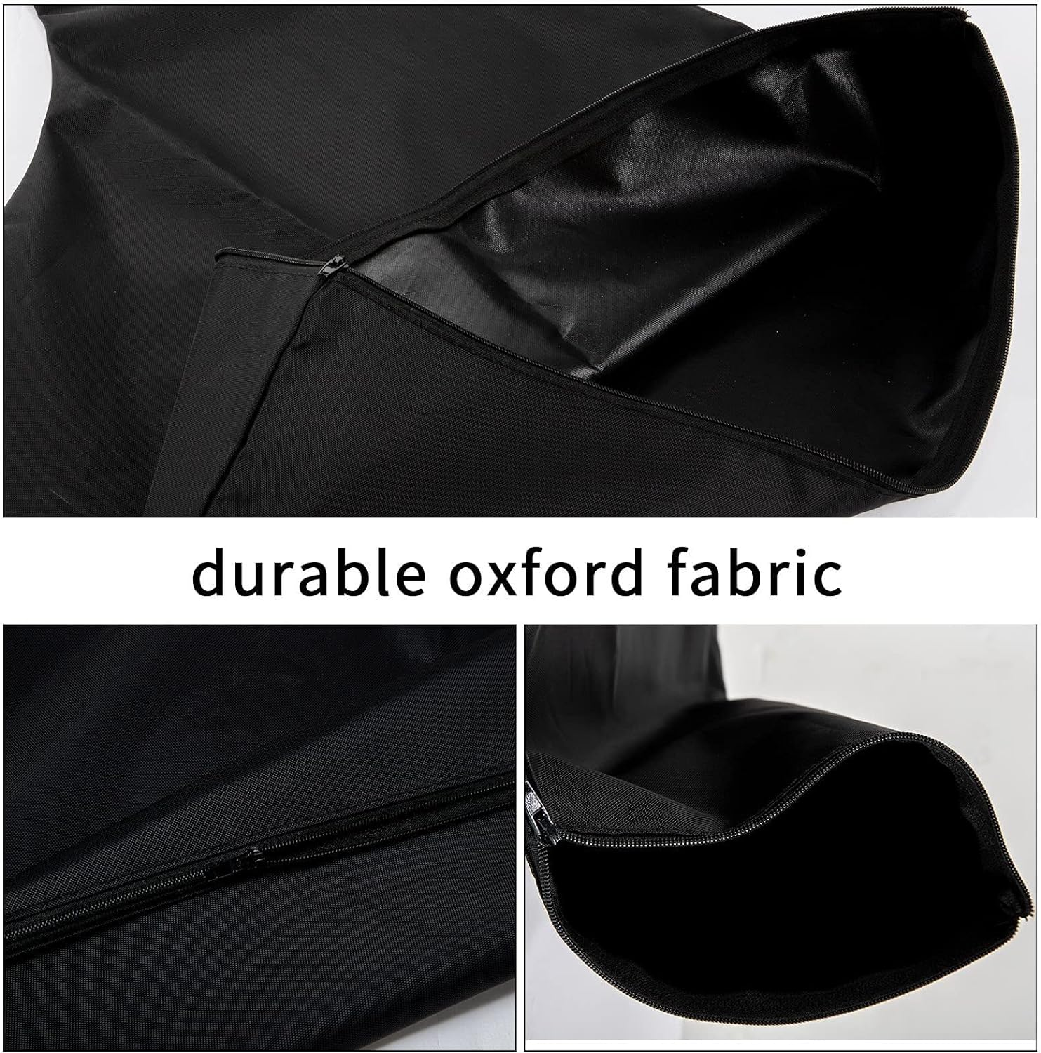 Blower Leaf Bag, Leaf Blower Vacuum Vac Shoulder Bag, Waterproof 420D Oxford Cloth Leaf Blower Vacuum Zippered Bottom Dump Bag for Ultra Blower Rake, 17.3X23.6In