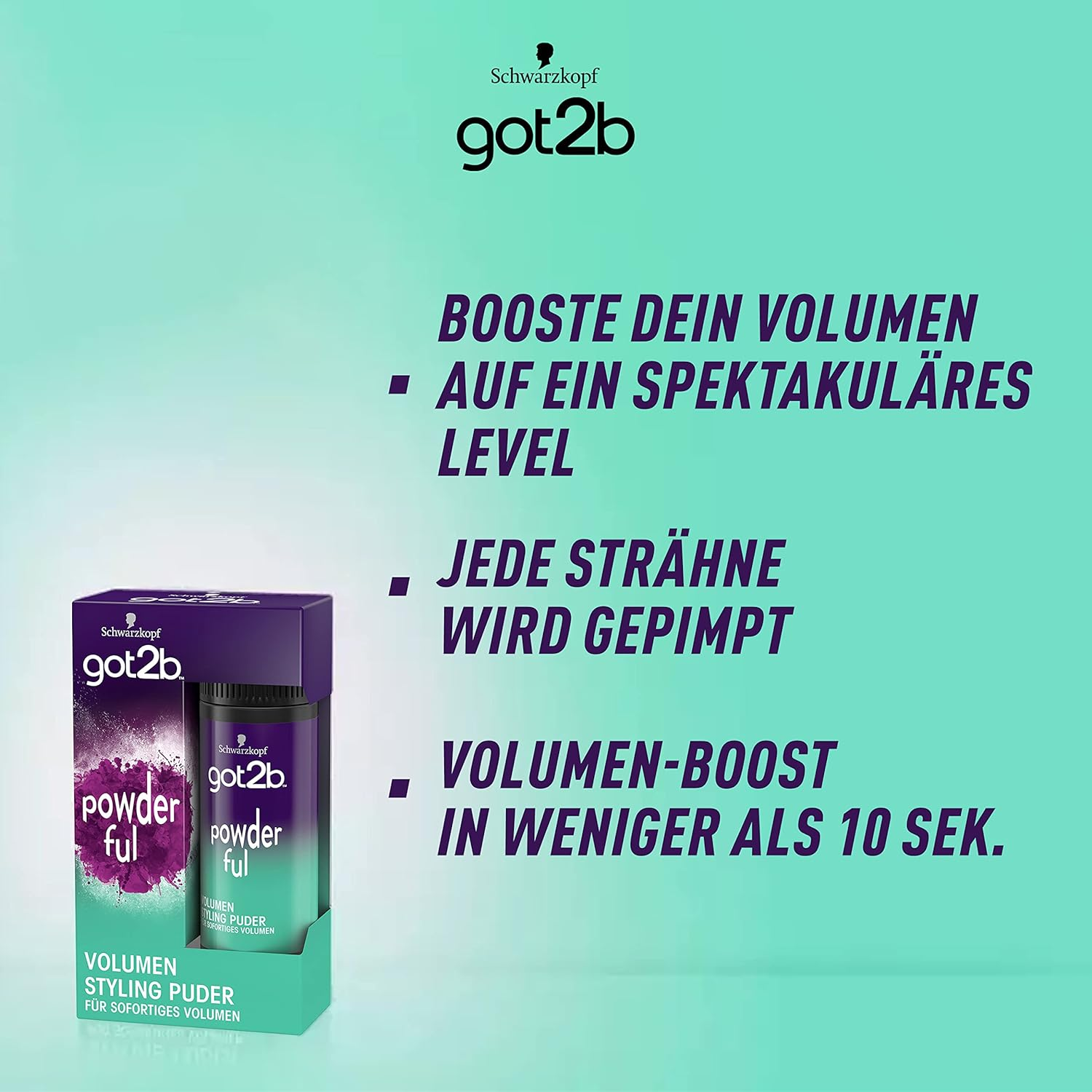 Got2B Schwarzkopf Powder' Full Hairline Powder Volume 10 G image number 3