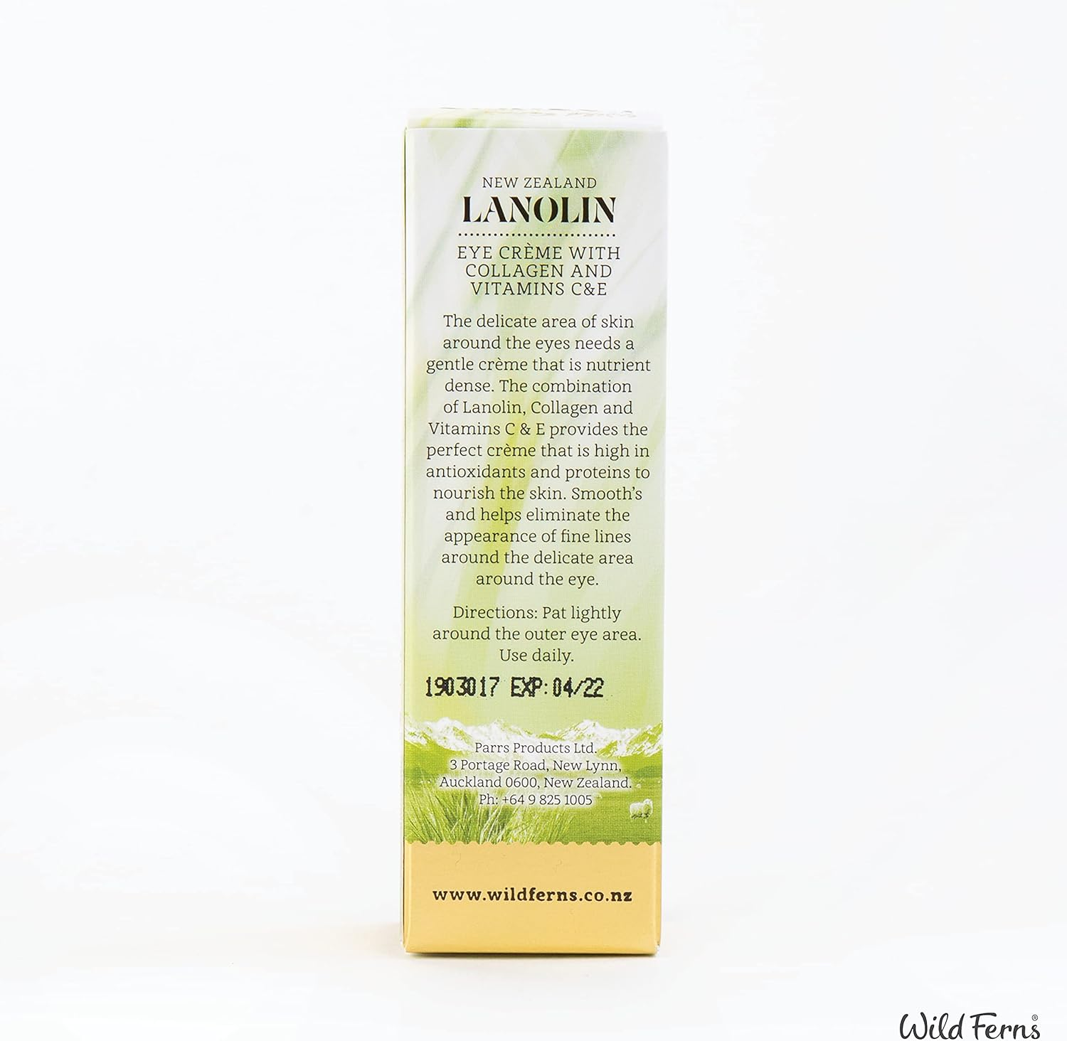 Wild Ferns Lanolin Eye Cr&egrave;me with Collagen and Vitamin C & E, 30Ml, Pack of 1 image number 2