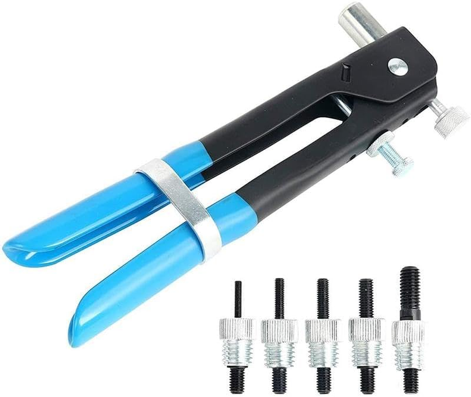 Tootoo 107X Riveter Nut Nutsert Tool Rivnut Gun Wrench Nuts Riveting Kit Mandrels M3-M8