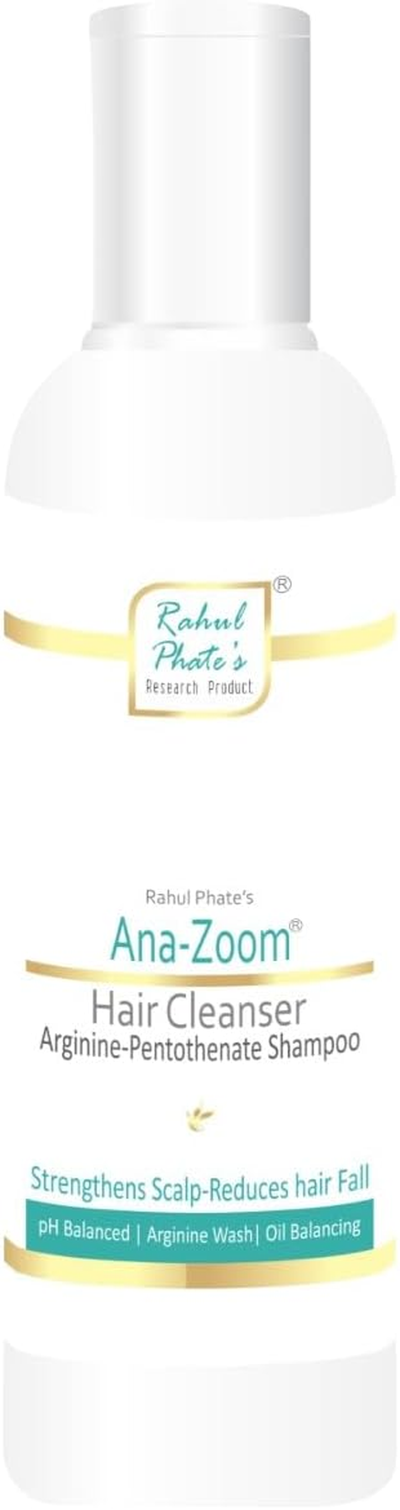 Rahul Phate'S Research Product Ana-Zoom Hair Cleaner Arginine-Pentothenate Shampoo 200 Ml image number 3