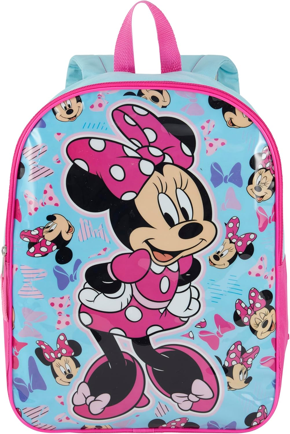 Disney Backpack for Kids 15&rdquo; | Awesome Bookbag for Girls | Padded Straps & Large Zip Compartment Back to School Supplies