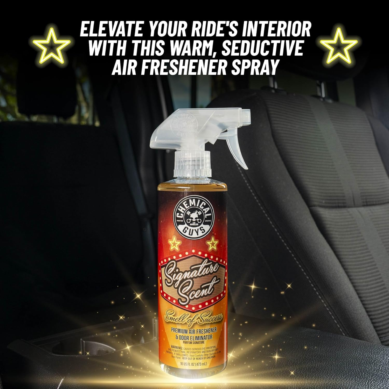 Chemical Guys Stripper Scent Premium Air Freshener & Odor Eliminator Spray &ndash; Long-Lasting Car & Home Deodorizer, Neutralizes Smells at the Source &ndash; 473Ml (16 Oz) image number 1