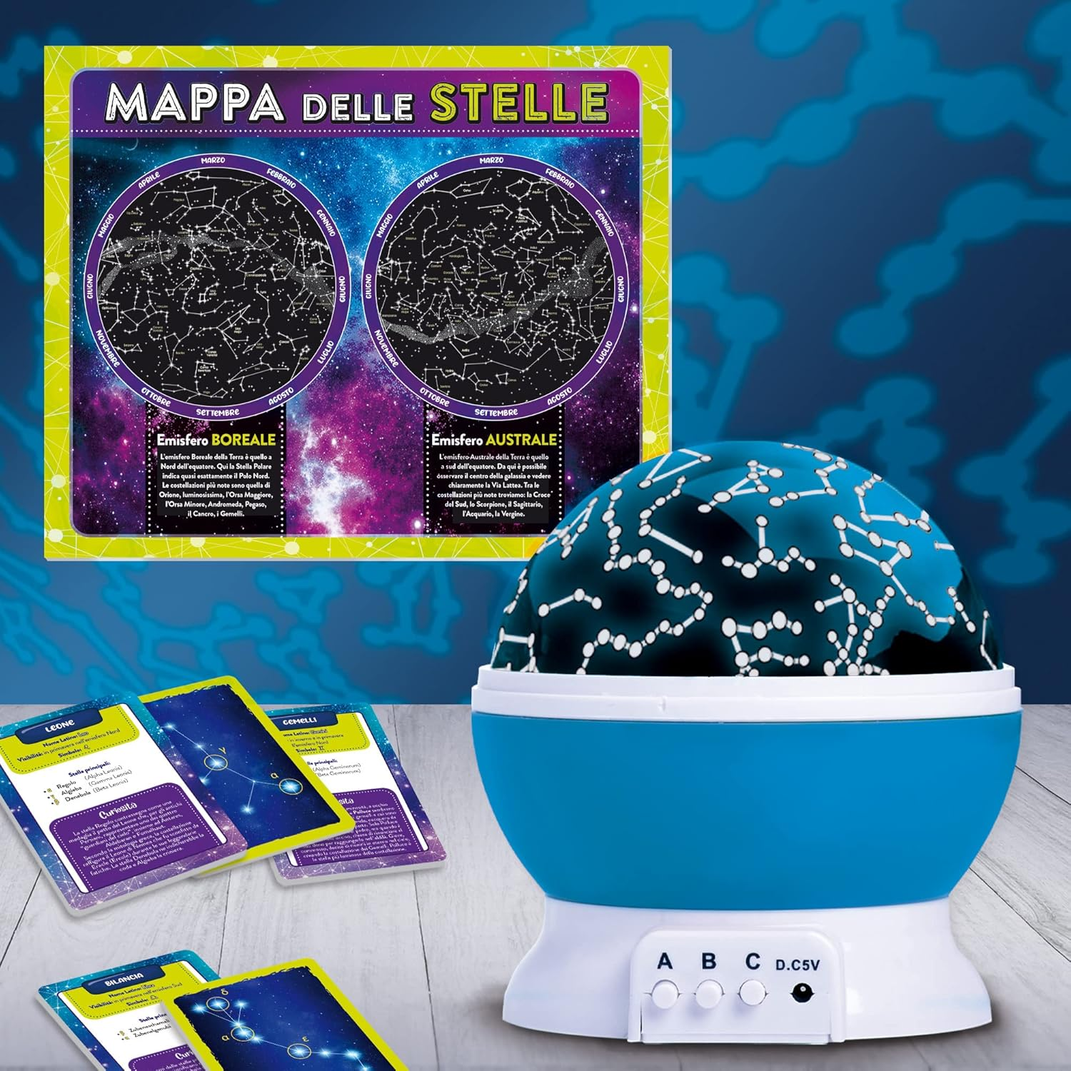 Lisciani - I'M a Genius the Science of Stars, Electronic Planetarium, Multi-Colour, 97555 image number 1