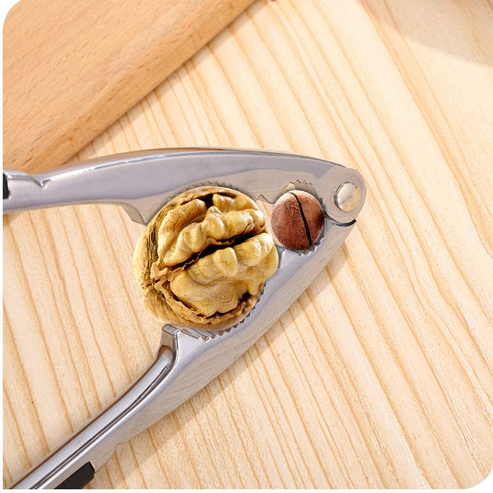 Nut Crackers Chestnut Opener Seafood Sheller Heavy Zinc Alloy Nutcracker Pecan Walnut Plier Clip Tool with Good Grips Kitchen Utensils image number 4