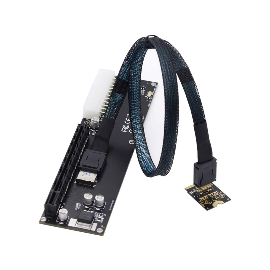Chenyang Oculink SFF-8612 to PCI-E 3.0/4.0 M.2 M-Key to SFF-8611 Host Adapter for Egpu/Gpd Win Max2 External Graphics Card & SSD - Black image number 5