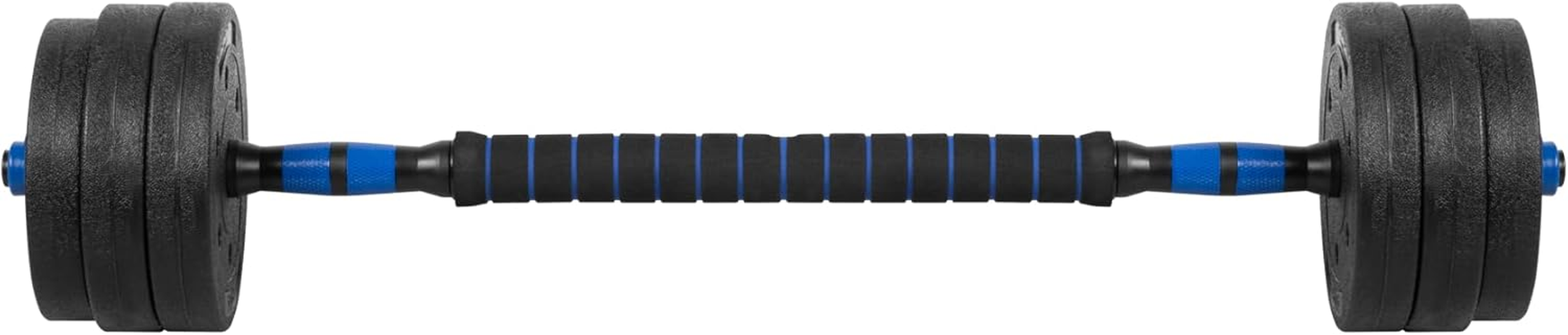 Rebel Active RBA-2300 Bitumen Dumbbell Set with Connecting Bar 2 X 10 Kg