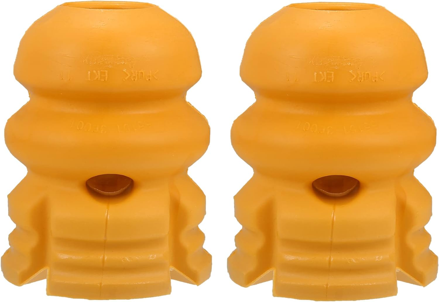 X AUTOHAUX 2Pcs 4.3 Inch Rear Suspension Bump Stop Strut Bumper Bump Stop for Kia Sorento 2002-2009 55151-3E001 Rubber Orange Rubber image number 6