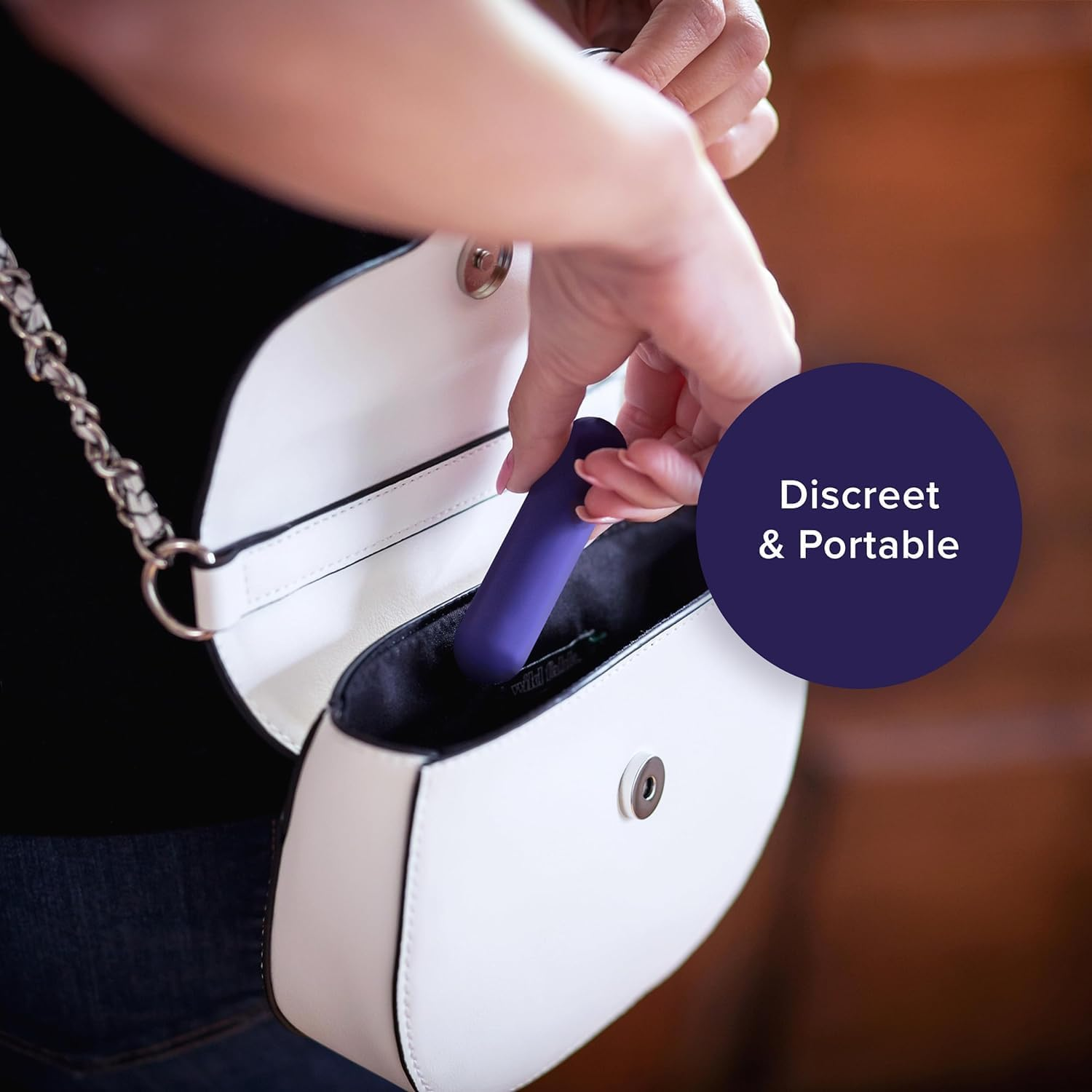 USB Rechargeable for Travel Portable Waterproof Mini Massager for Women image number 6