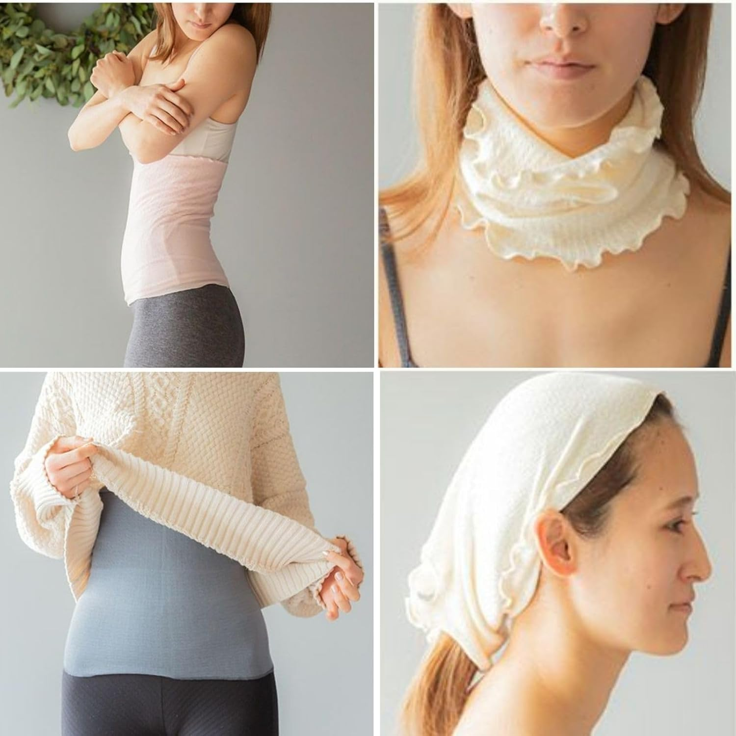 Soft and Silky Stomach Warmer, HARAMAKI, 2 Pcs Made in Japan image number 5