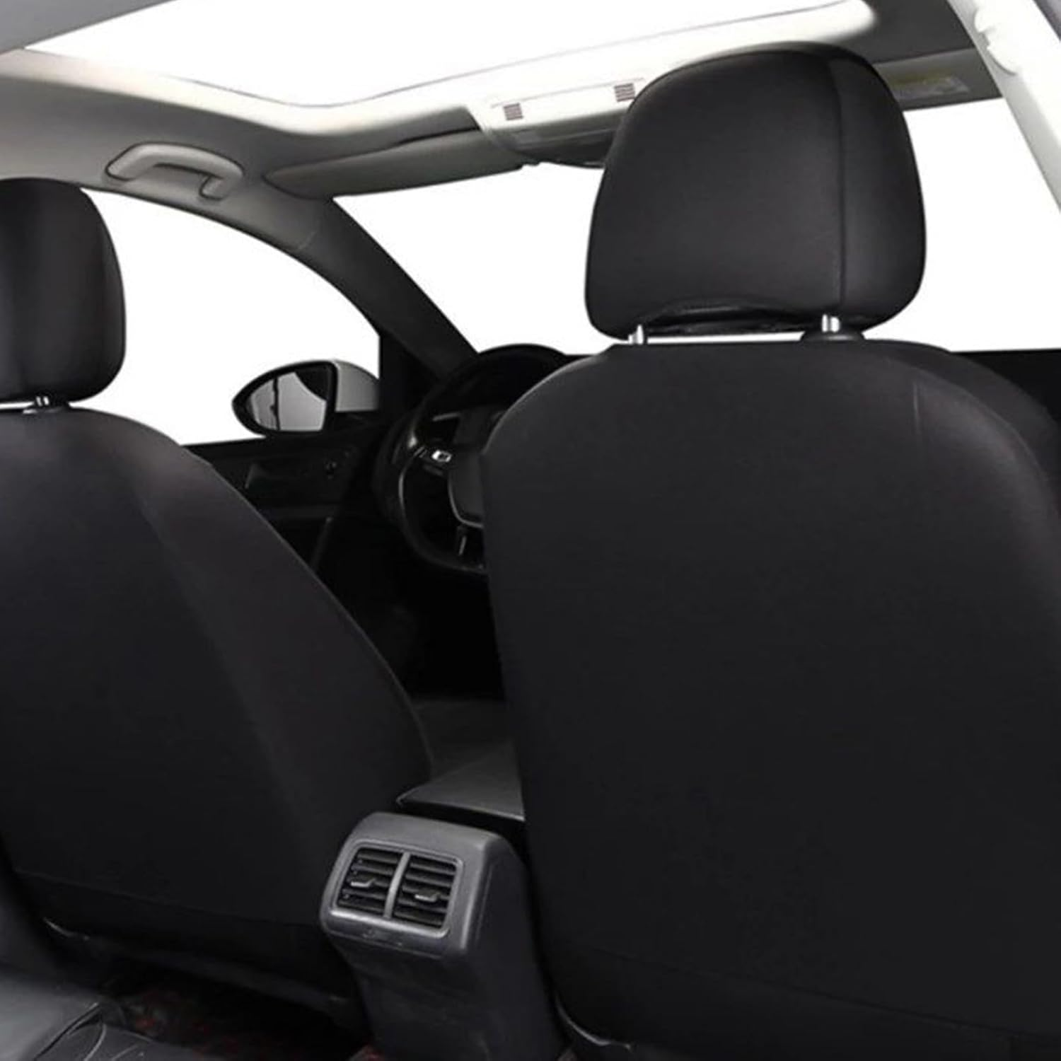 Automotive Seat Covers | Full Set Waterproof Seat Covers for Car - Protector Waterproof Vehicle Accessories for Sedan SUV Van Drivers Passengers Dog Front Back image number 1