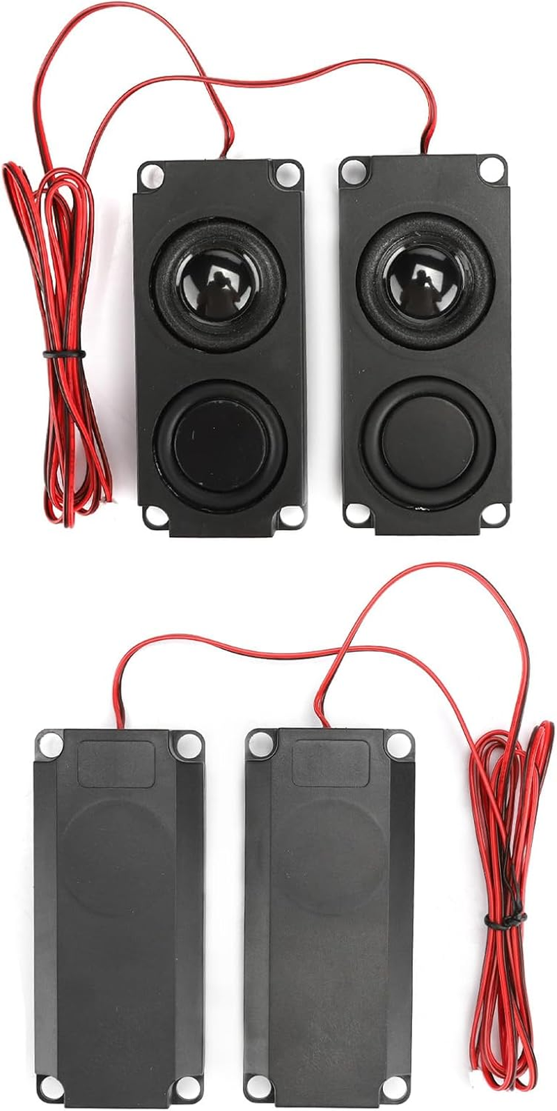 Yechiry Full Range 40Mm Magnetic Dual Speaker, Sturdy 8&Omega; 5W Loudspeaker for Digital Products, Portable and Reliable, ABS Black, 2 X Speakers image number 3