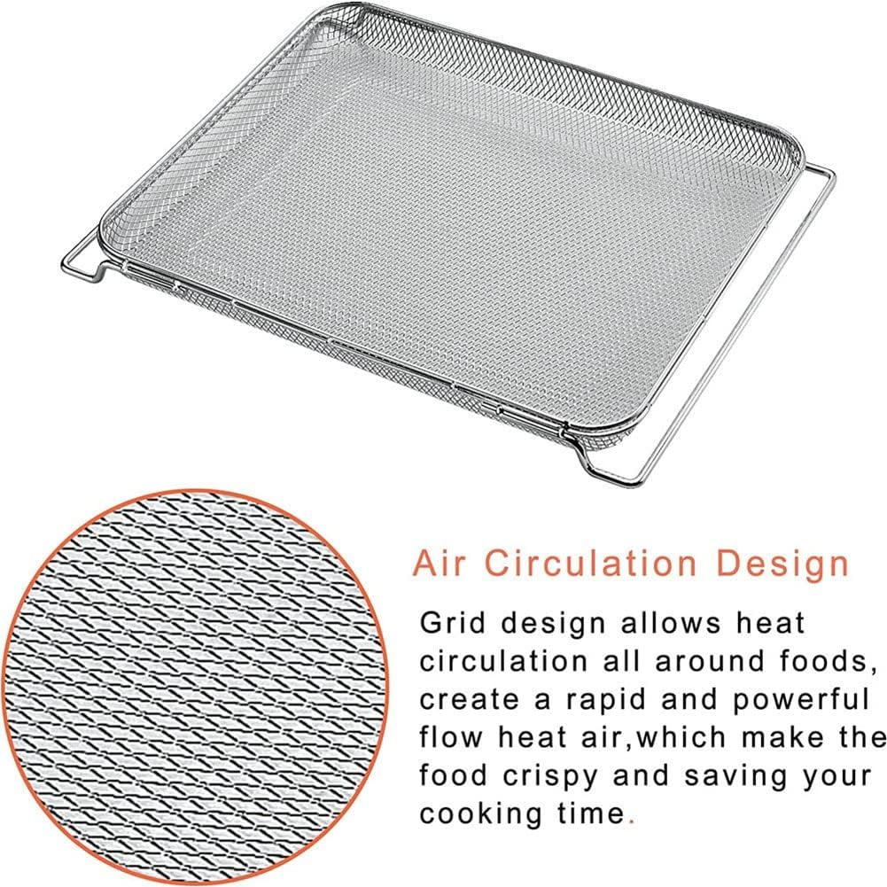 Air Fry Basket for Ninja Foodi DT251 DT201 DT200 Oven,Stainless Steel Oven Parts image number 2