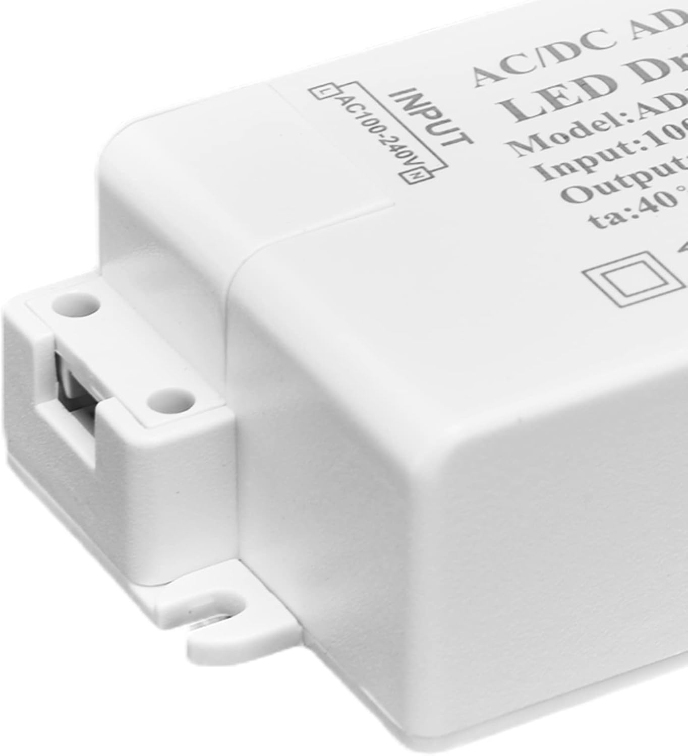 LED Driver Power Supply 30W, 12V 2.5A Constant Voltage, IP67 Rated Enclosure, No Flicker, for LED Strip Lights, Cabinet, Bathroom, Landscape Lighting