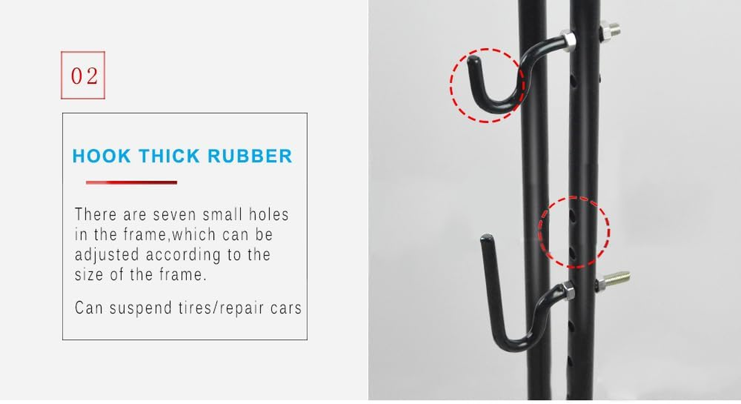 Elora Bicycle Floor Bike Stand Steel Holder Hanger Parking Rack Storage Display image number 5