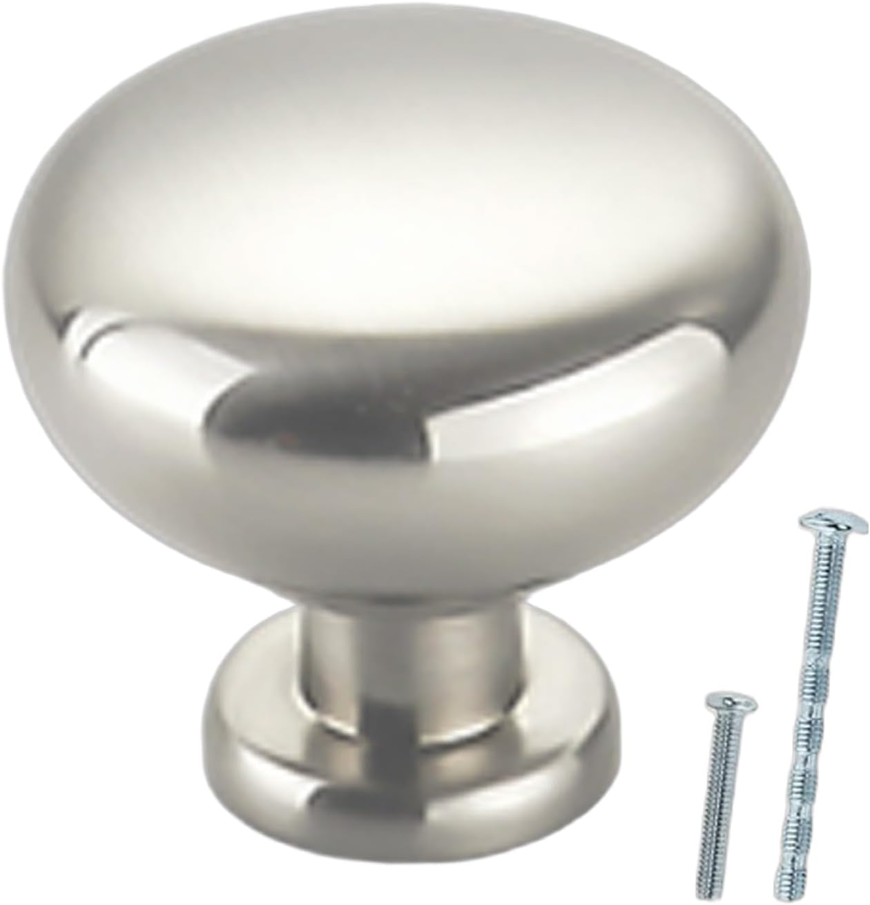 Winbay 8 Pack Cabinet Knobs, Solid Furniture Handles, 50G per Kitchen Pull, for Dresser, Drawer, Cupboard and Wardrobe, Heavy Duty Zinc Alloy Material, Matte Black