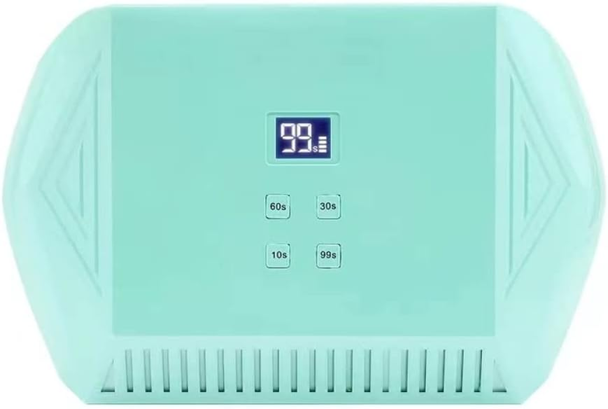 Nail Dryer Uv Led Nail Lamptwo Hands Nail Polish Curing Red Light Gel Polish Dryer Cordless Manicure Machine Rechargeable Fast Nail Dryer Nail Lamp image number 5