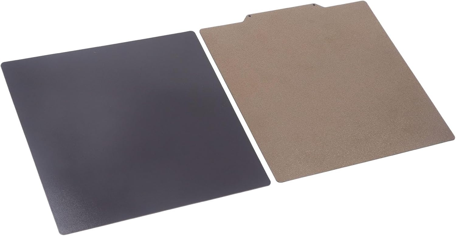 3D Printer Build Plate 300X300Mm CR10 Magnetic Build Plate Smooth Carbon Fiber PET Textured Spring Steel Sheet with Magnetic Base image number 3