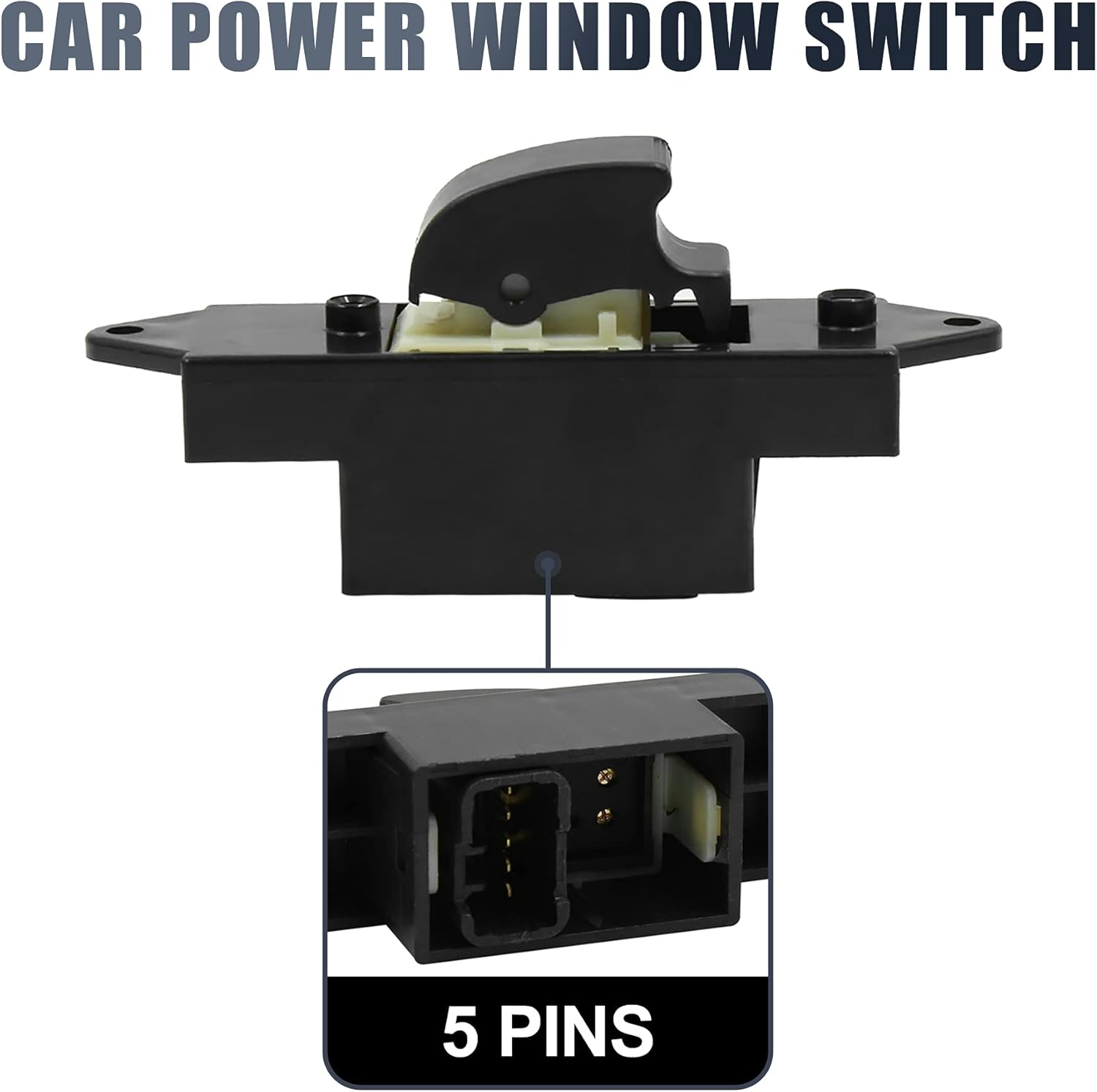 Uxcell Passenger Side Power Window Switch MR587944 Replacement for Mitsubishi Outlander Outlander Sport Lancer image number 5