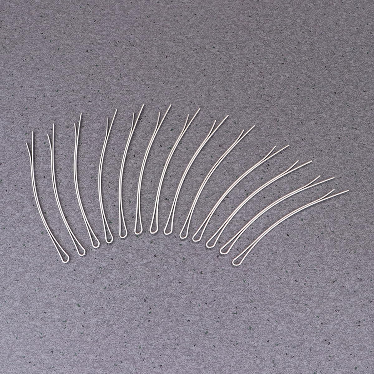 FRCOLOR 100Pcs Jumbo Bobby Pins Metallic Hairpins Curved Bobby Hair Pins Women Simple Bobby Pin Hair Clips Metal Bobby Pins for Thick Hair - Golden image number 6