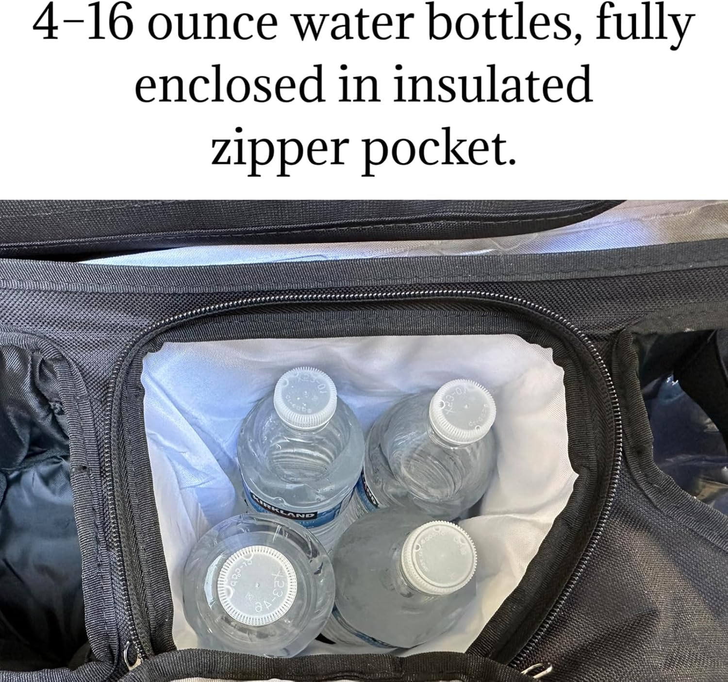 Split (Bar in Middle of Handlebar) Double Stroller Organizer for Bob Duallie and Baby Jogger City Mini GT