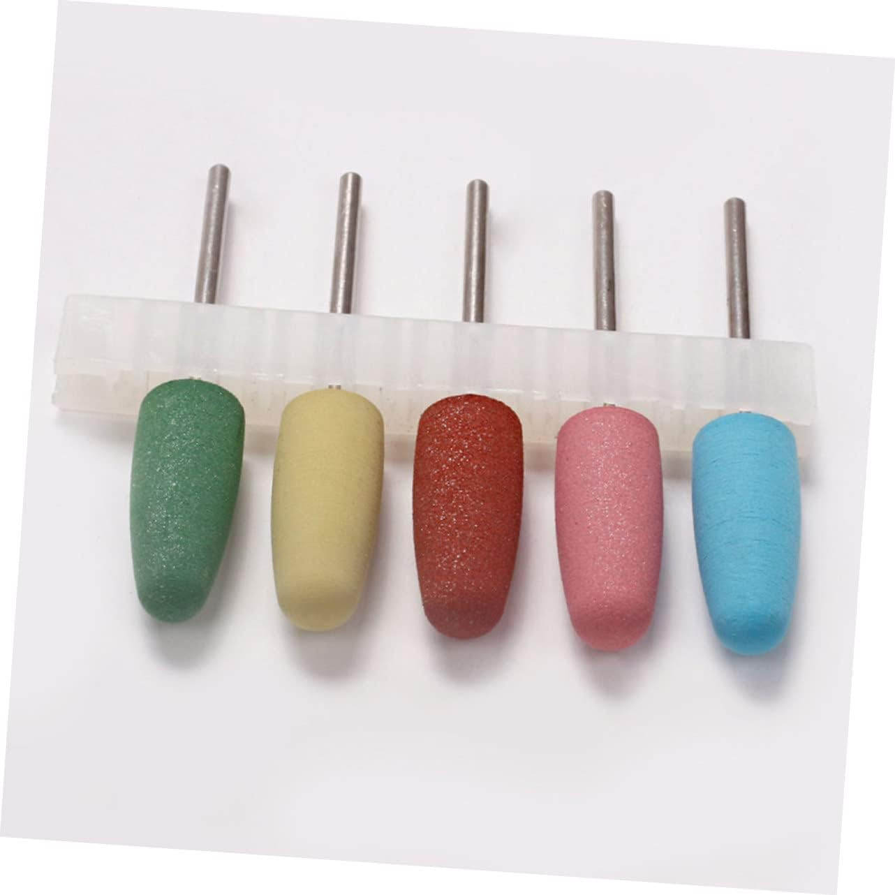 KAILIKETIY 5Pcs Multi-Functional Nail Drilling Polishing Heads Sturdy Material Nail Care image number 5