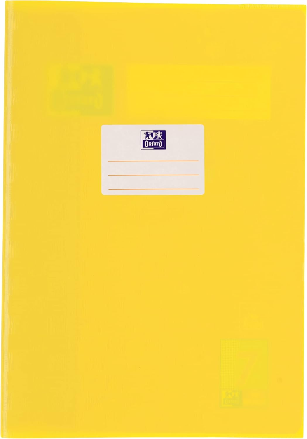 Oxford A4 Raffia Notebook Cover with Label 5 Colours Pack of 10 image number 2