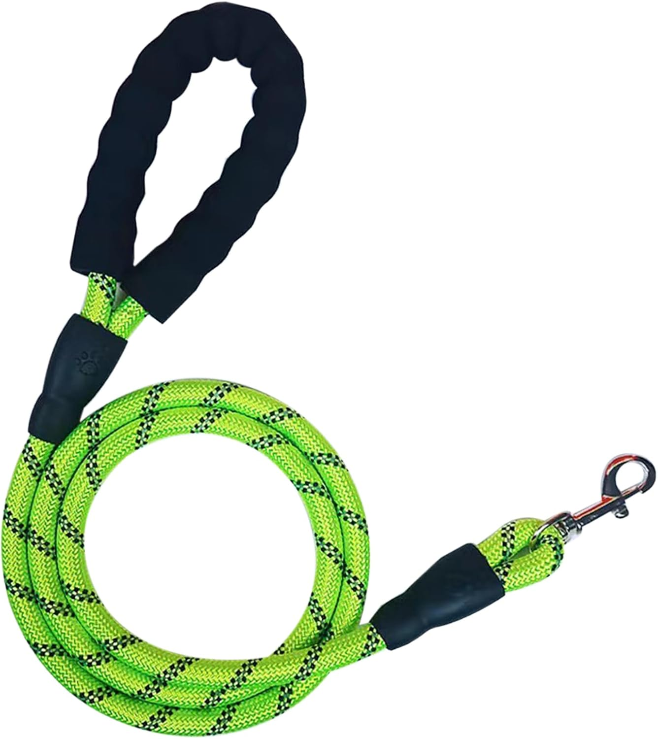 Premium Slip Lead Dog Leash - Heavy Duty 2M Rope Leash with Adjustable Slipknot, Thick & Sturdy Training Lead for Dogs/Puppies, No-Pull Pet Walking (Orange)