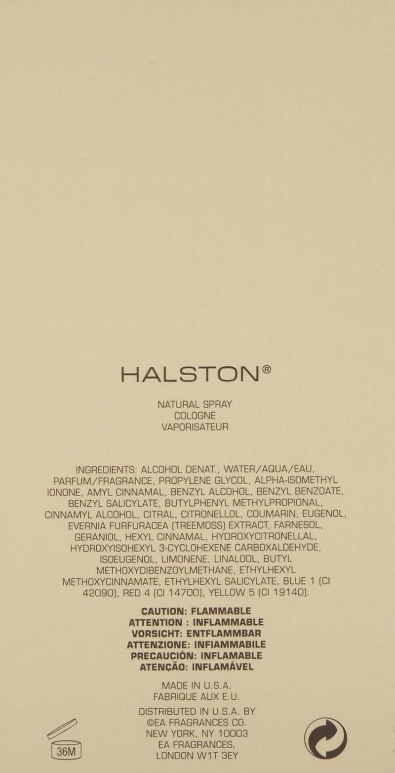 Halston Cologne Spray, 100Ml image number 1