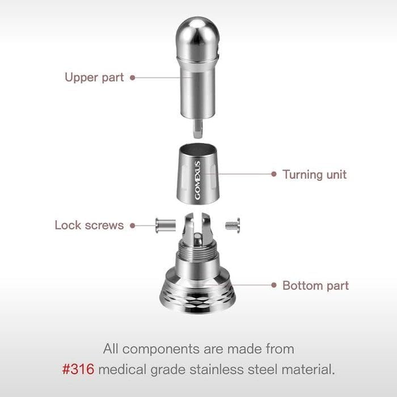 GOMEXUS R6 Foldable Reel Stand Protect Reel from Rock Compatiable for Shimano Stradic Stella Vanford Daiwa Certate Exist, 48 Mm