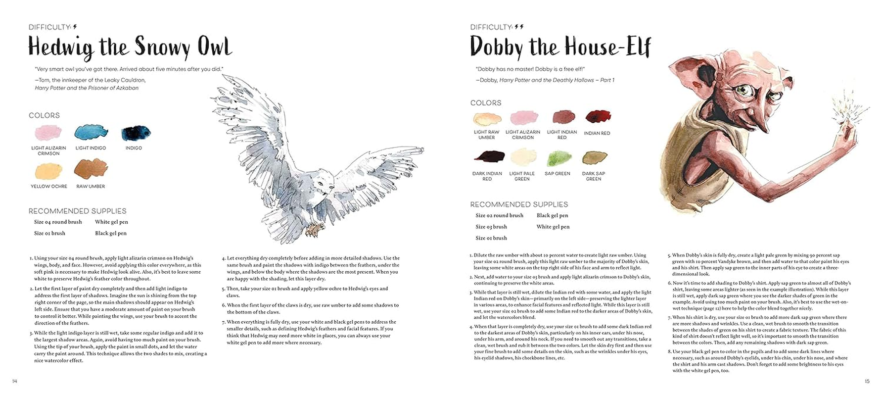 Harry Potter: Watercolor Magic: Flora & Fauna image number 6