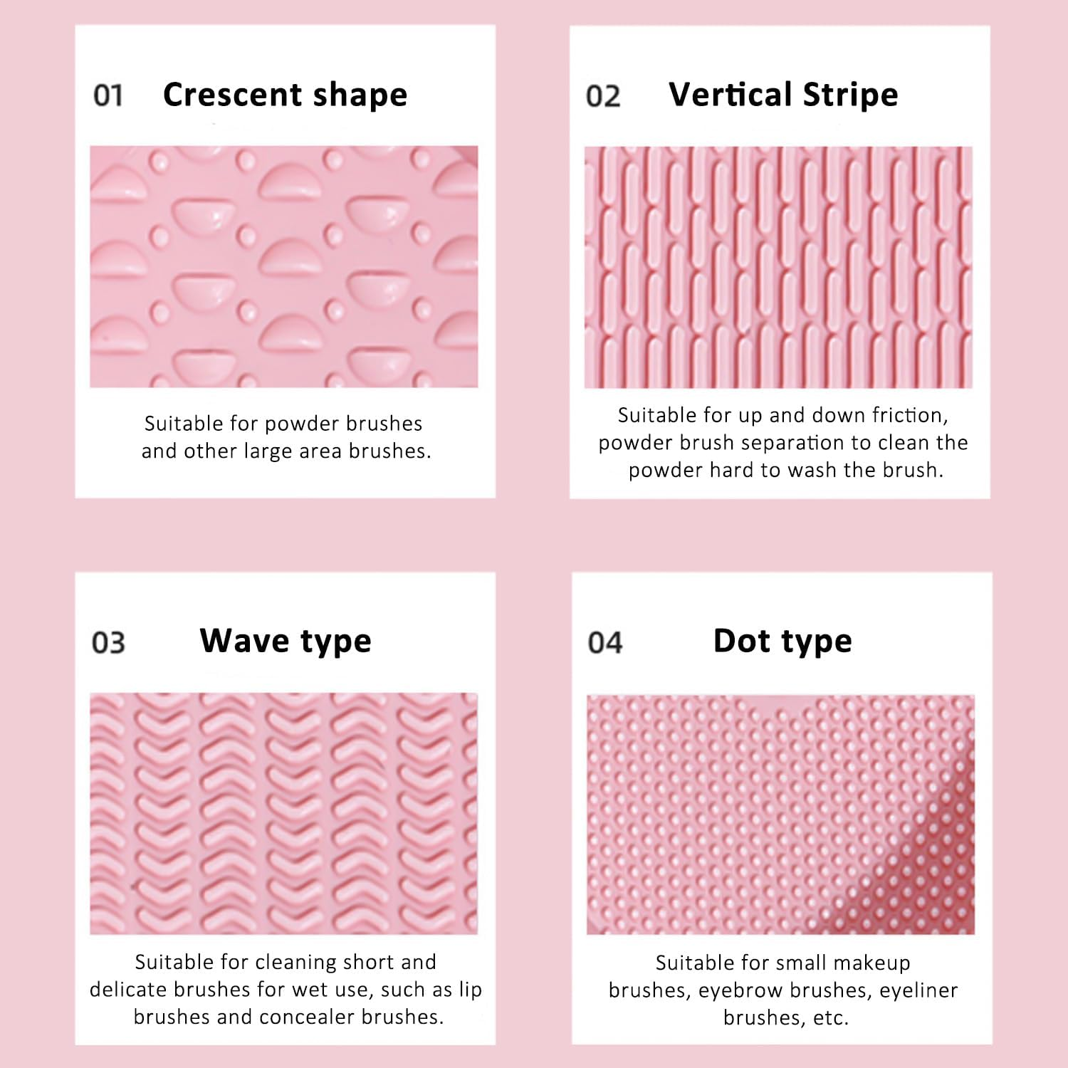 WALWAL Makeup Brush Cleaner Bowl, Portable Foldable Silicone Brush Cleaner for Travel & Home, Deep Cleaning Tool for Makeup Brushes, Sponges