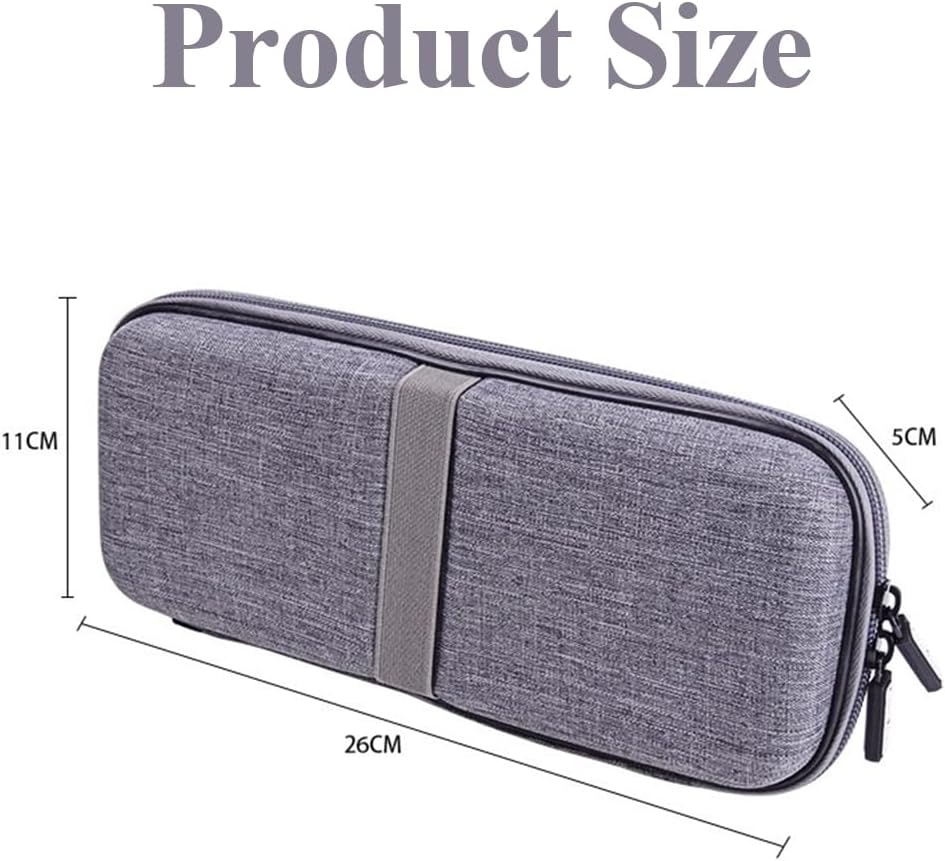 Cable Organizer Bag,Portable Charger Case,Travel Cord Organizer,Battery Pack Storage Holder,For Fast Charging Battery(Grey) image number 1