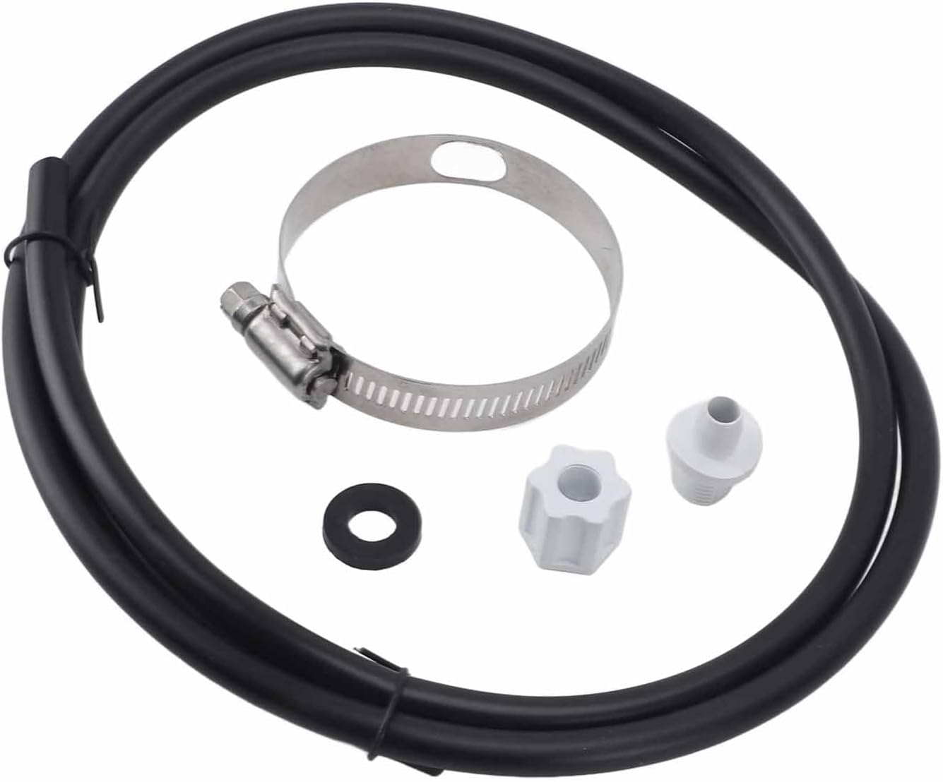 Swimming Pool Chlorinator Connection Kit with 1.21M Tubing, Saddle Clamp for Hayward CL200 CL220, PVC and Stainless Steel Construction, 5-Piece Set image number 6