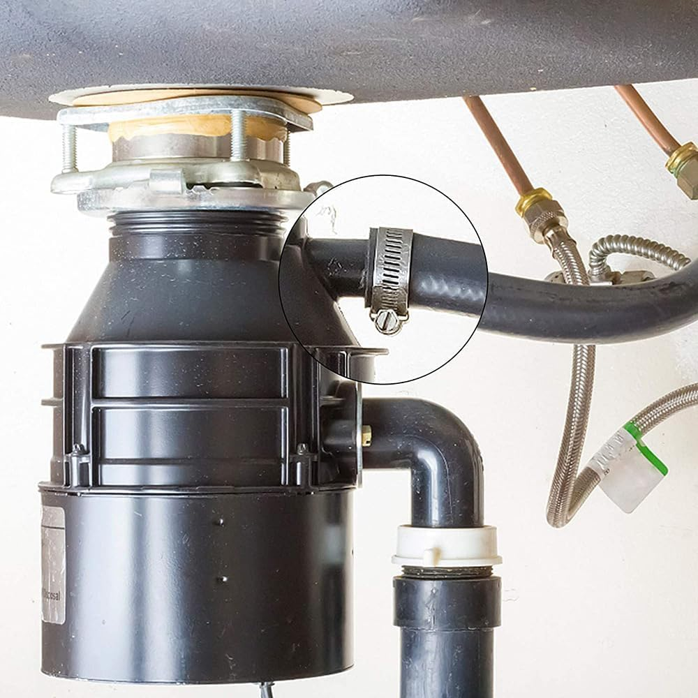 50Pcs Assorted Sizes Hose Clamps Kit, 304 Stainless Steel Adjustable 6-29Mm Range, Worm Gear Hose Clamp Perfect for Plumbing Automotive and Mechanical Applications image number 4