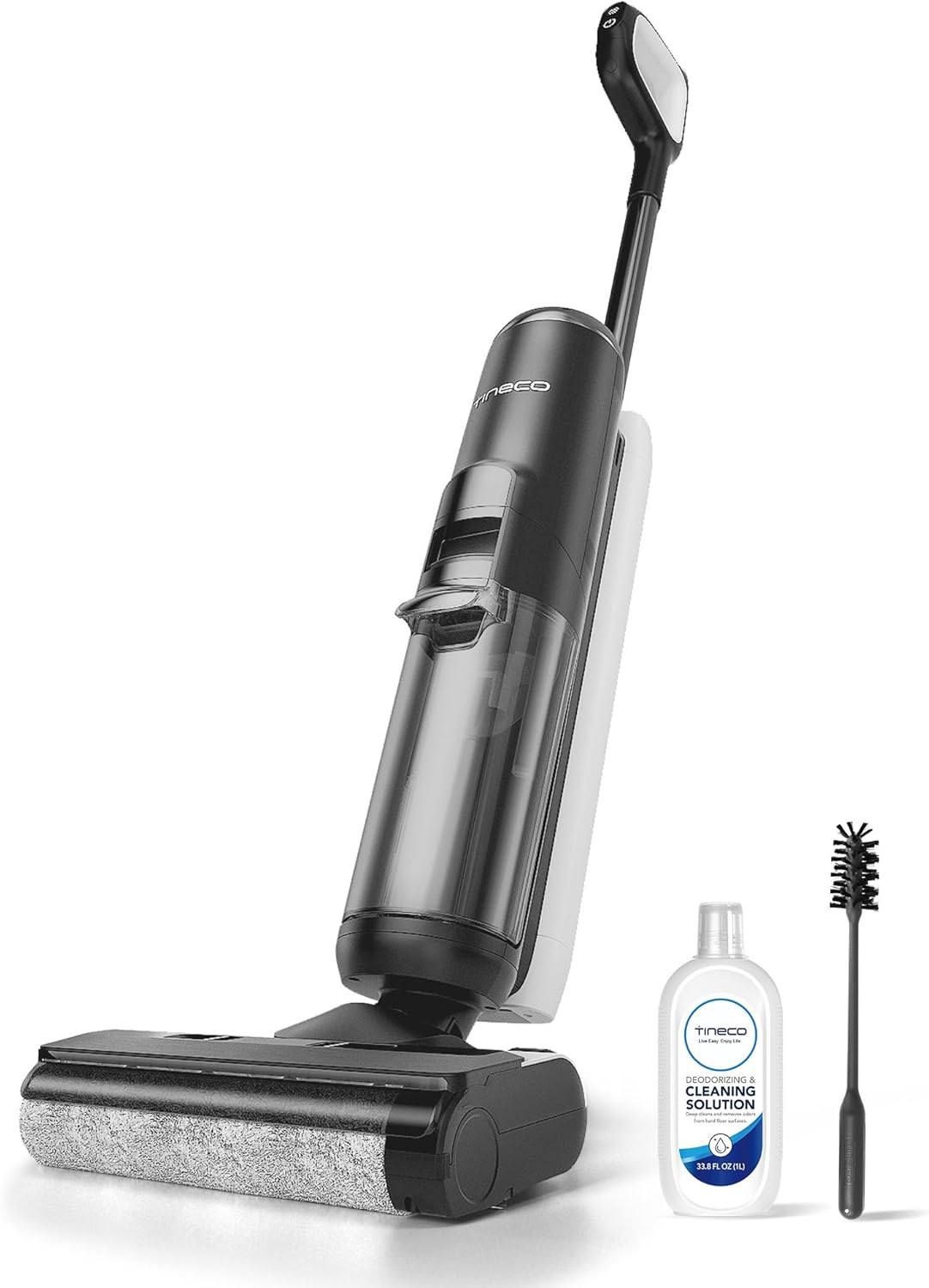 Tineco Ifloor 5 Cordless Wet Dry Vacuum Cleaner, One-Step Cleaning for Hard Floors, Auto Self-Cleaning, Edge Clean, LED Display, Long Runtime