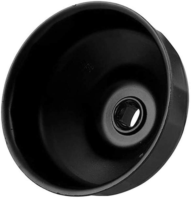 DEDC 3.39Inch/86Mm 16 Flutes Aluminium Oil Filter Wrench for BMW, Oil Filter Housing Cap Removal Tool for N20, N26, N51, N52, N54, N55, N63, N74, S55, S63 BMW Engines (Black) image number 4