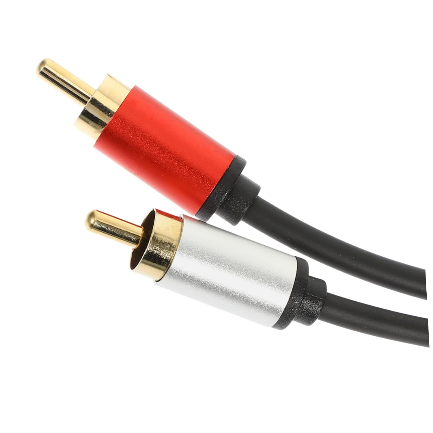 Angoily 2Pcs Audio Cable Adapter Cord for Phone Stereo Aux Cord Splitter Cable to Dual Connector for Home Theater System